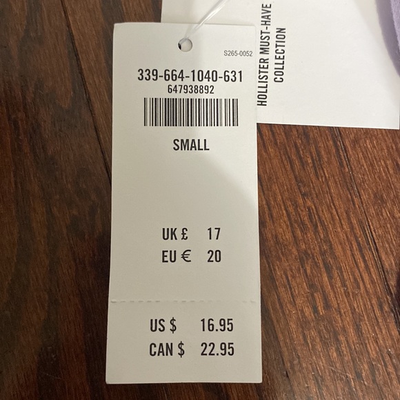 Hollister Soft Purple Crop Top - Picture 5 of 6